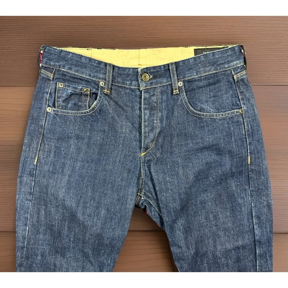 Rag & Bone Men's Archive Slim Straight Made in USA Selvedge Denim-Dark 31/27